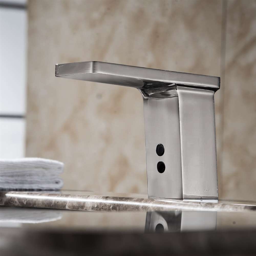 Fontana brushed nickel touchless automatic sensor faucet